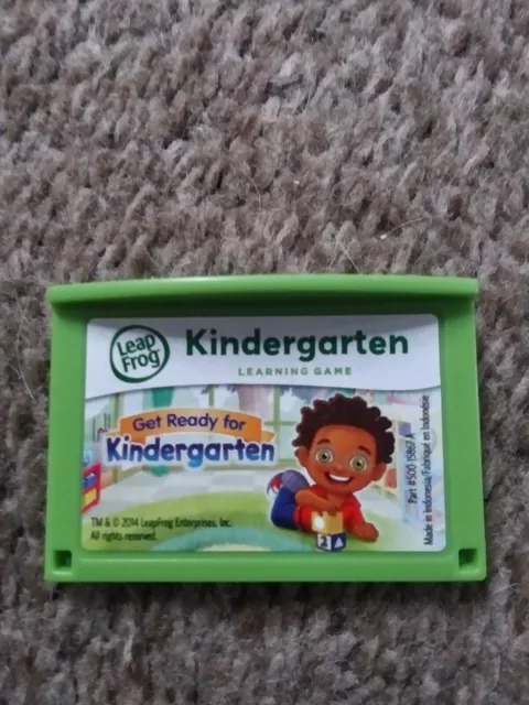 Leap frog game cartridge Get Ready For Kindergarten Leap Frog Learning Game