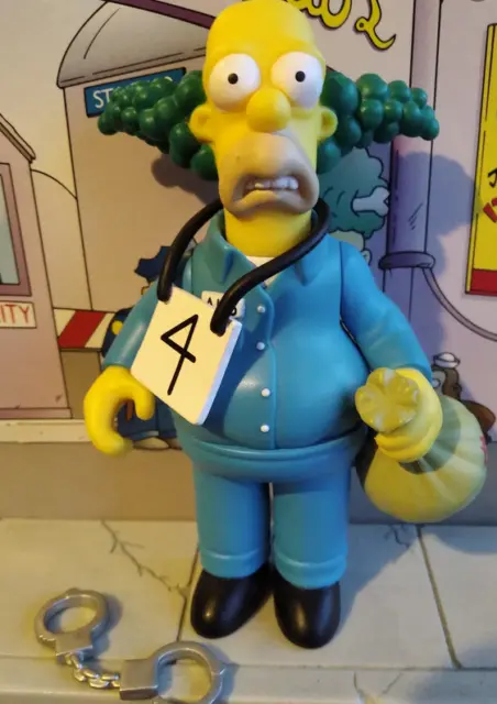 Simpsons World of Springfield wos action figure BUSTED KRUSTY CLOWN