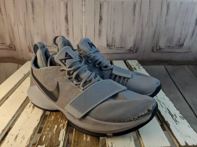 Nike mens shoes sneakers hi-tops sz 10 878627-044 paul George PG 1 gray