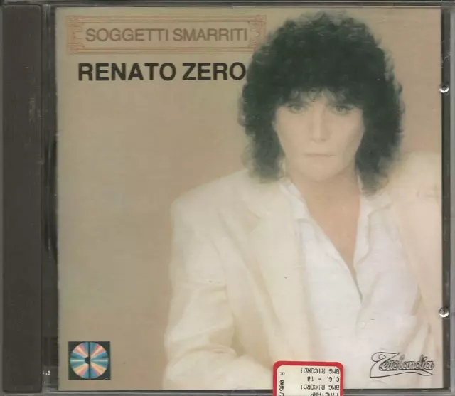 Renato Zero - Raro Cd " Soggetti Smarriti "