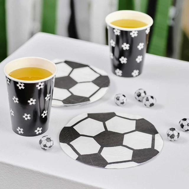 Football Party Paper Napkins | Soccer World Cup Childrens Birthday x 16