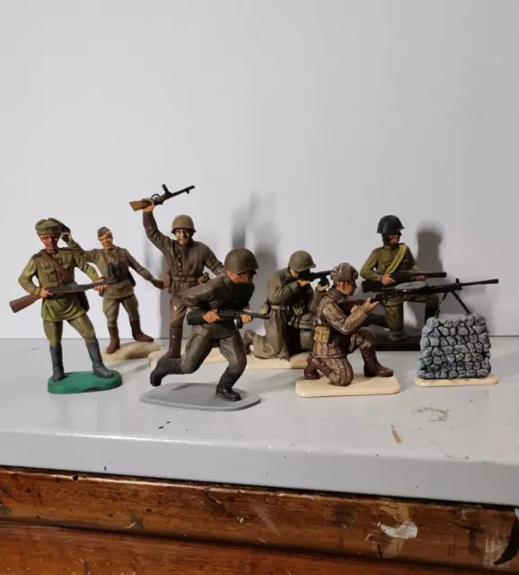 Soldatini " WWII Russia armata rossa" 54 mm toys dipinti