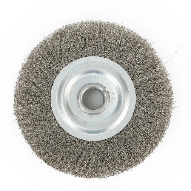 Fil De Roue Brosse En Acier Inoxydable – 2 Pièces, 6 Mm, Pour Nettoyage Abrasif
