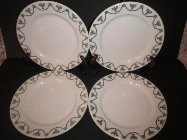 4 Syracuse China Opco O.p.co. St. Elmo Restaurant Salad Dessert Plates 8 1/8"