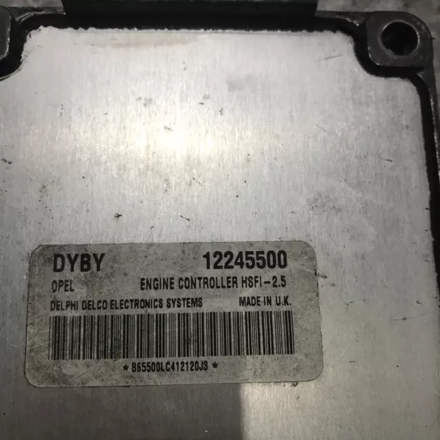 Vauxhall Opel Z16Xep Ecu Dyby 12245500 Meriva Corsa Listo Para Programar 2