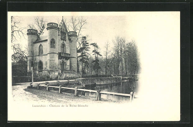 CPA Luzarches, Le Chateau de la Reine-Blanche