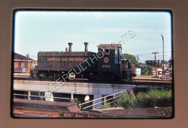 Original '71 Ektachrome Slide NW Norfolk Western 3365 SW9    33X57