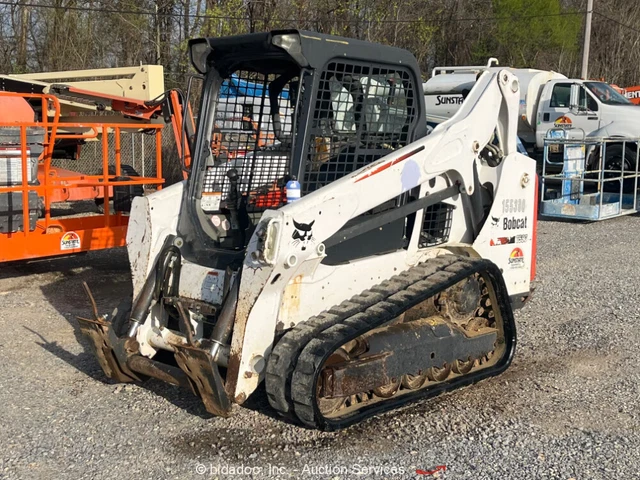 2016 Bobcat T590 Skid Steer Track Loader Crawler Aux Hydraulics Diesel bidadoo