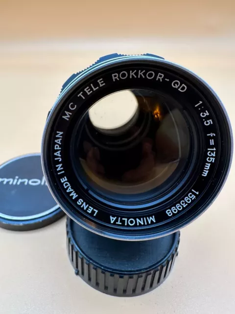 *Near Mint* Minolta MC Tele Rokkor-QD 135 mm 3.5 guter Zustand