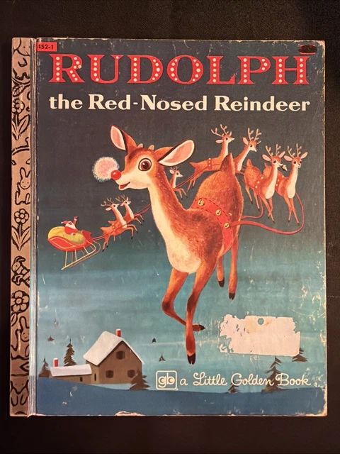 VINTAGE A LITTLE Golden Book Rudolph The Red-Nosed Reindeer 452-1 1979 ...