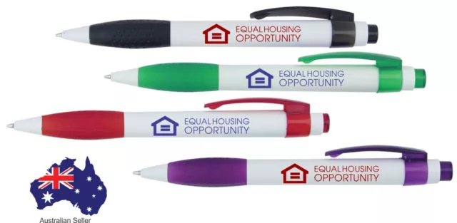 250 Custom PRINTED personalised Promotional ANTON Pens with logo and text