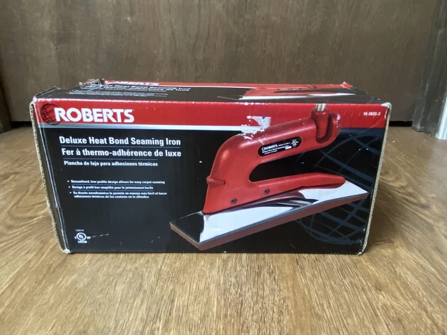 Hierro de unión térmica de lujo Roberts 10-282G - rojo