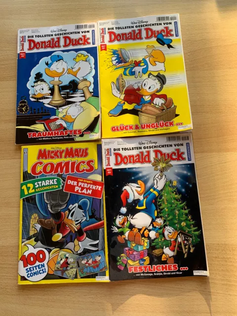 4 Walt Disney Sonderhefte, Donald Duck, Micky Maus