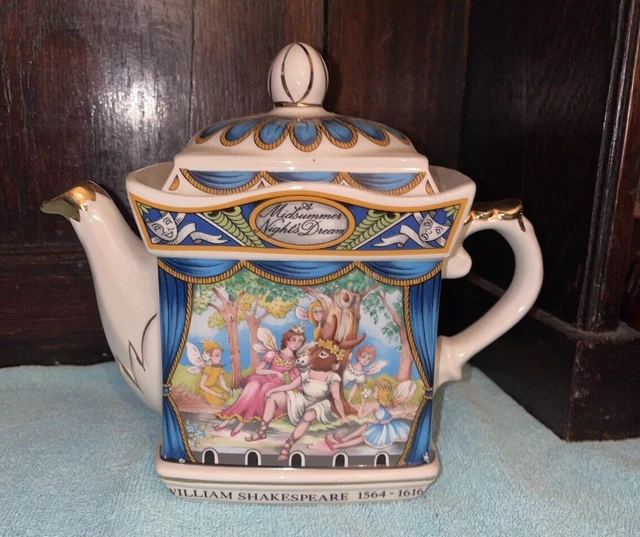 VINTAGE SADLER WILLIAM Shakespeare "A Midsummer Night’s Dream" Teapot