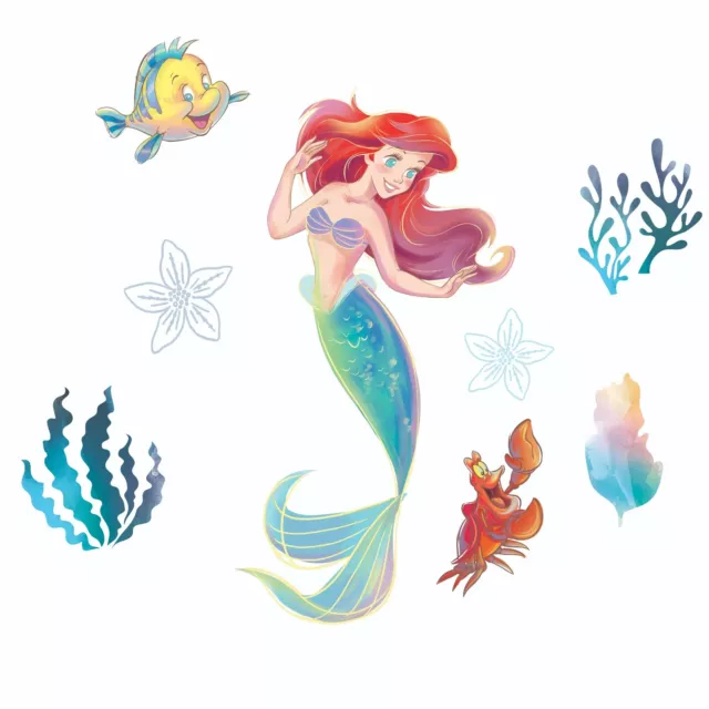 Ariel The Little Mermaid Disney Princess Decal Wall Sticker Decor Art Mural Girl 2