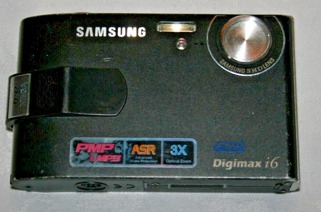 Samsung Digimax I6 6.0MP Digital Camera - Black
