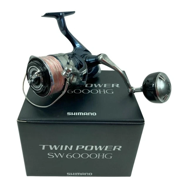 SHIMANO 21 TWINPOWER SW6000HG Spinning Reel Fishing Gear JP