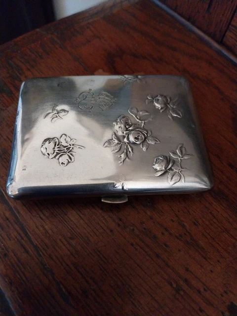ETUI PORTE CIGARETTES Art Nouveau Argent Massif Boite EUR 70,00 - PicClick FR