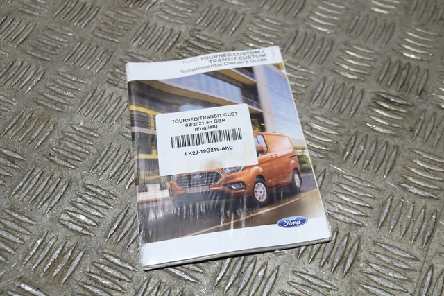 Ford Style Guide FORD TRANSIT CUSTOM Mk8 User Manual Handbook Lk2J-19G219-Akc 2018-2023 ...