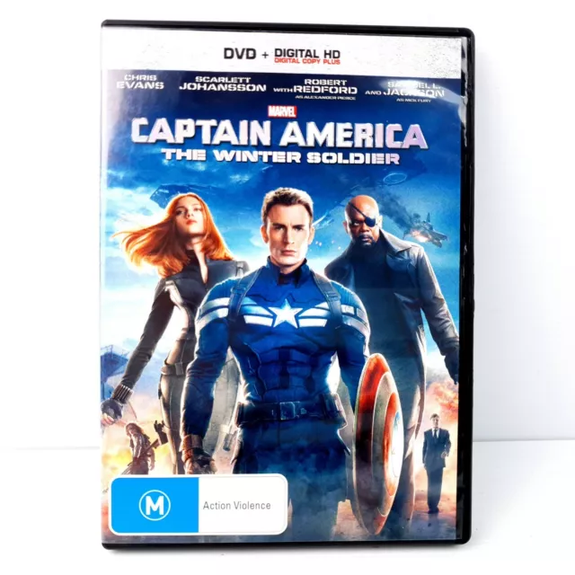 Captain America The Winter Soldier - DVD - FREE POST