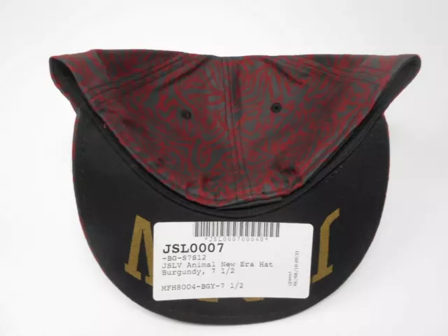 Rare! New Licensed JSLV Just Liv Animal Print New Era Fitted Hat Size 7 1/2 B169 2