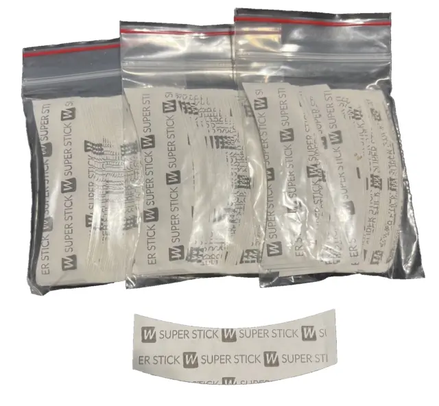 WALKER TAPE Super Stick Tape-108 Strips "C" Contour Support Tape - 3 Packs -NEW.