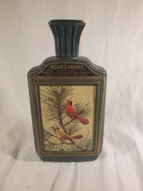 Vintage Jim Beam Beam's Choice Collectible Liquor Bottle Cardinal James Lockhart