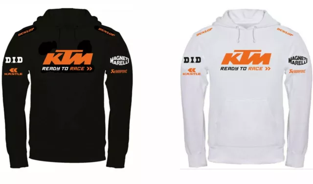 FELPA con cappuccio KTM READY TO RACE PERSONALIZZATA UOMO-DONNA-BAMBINO