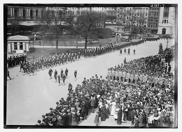 Old Procession PROCESSION NEW YORK City Before National Memorial Service On May 1 Old ...