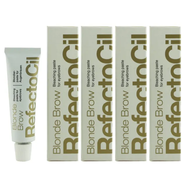 RefectoCil 0 Blonde Brow Eyebrow Bleaching 4 x 15 ml Augenbrauen Blondiercreme B