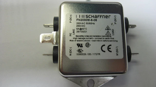 Fn2030M-6-06  Schaffner  Power Line Filter