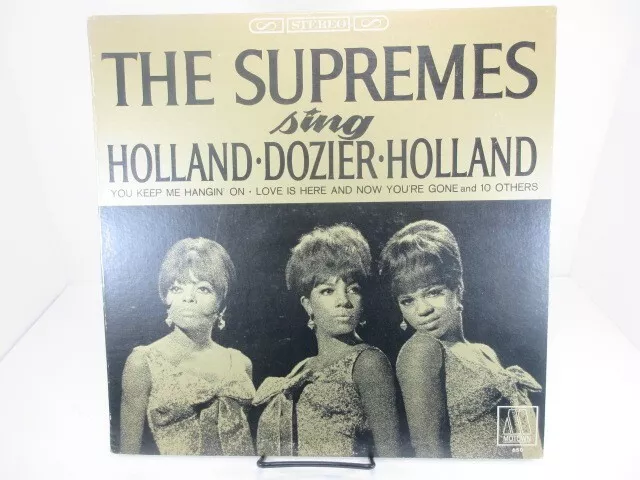 THE SUPREMES "Sing Holland▪Dozier▪Holland" LP Record Ultrasonic Clean 1966 NM