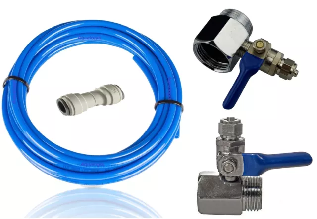 JG Kühlschrank Wasserfilter Sanitärarmaturen Set Anschlussset Inline 3/4 T-Ventil