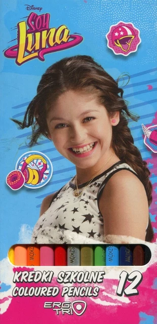 Disney Soy Luna 12 Buntstifte Stifte Buntstift Malstifte Farbstifte Ergo Form