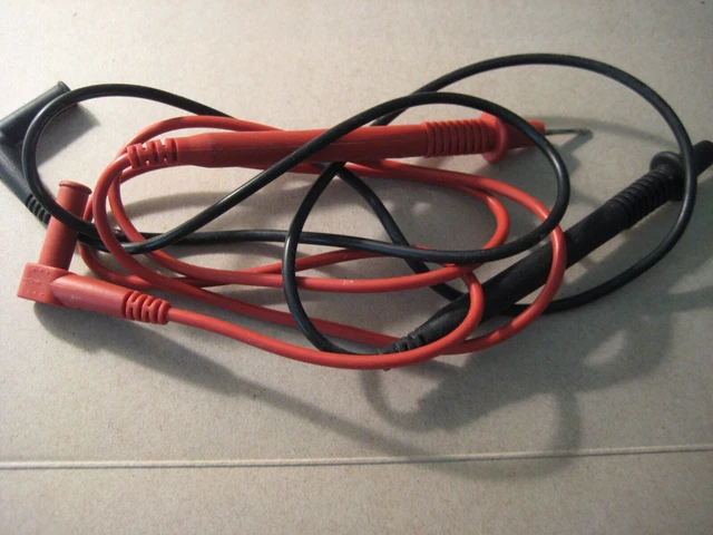 Multimeter Test Leads with Banana Plug Standard Blunt Head Probe