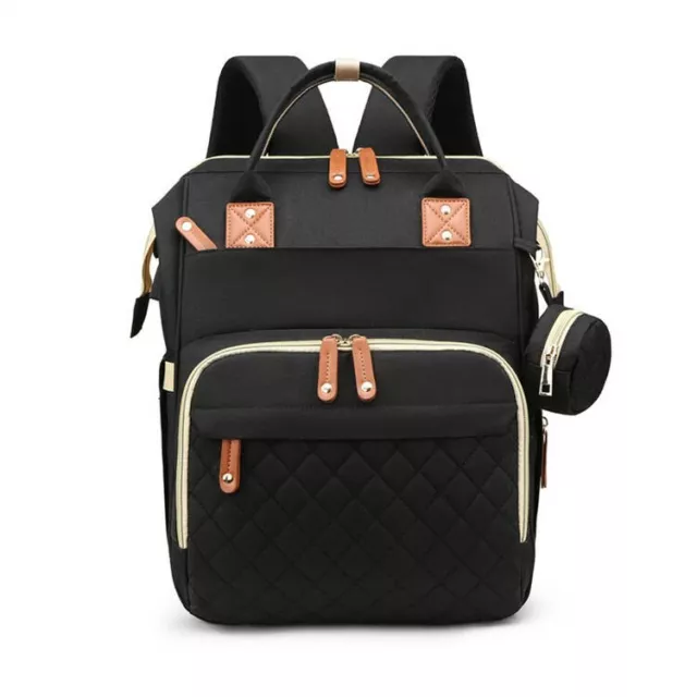Diaper Bag Multi-Functional 3 in 1 Diaper Bag Backpack Travel Bassinet Portable