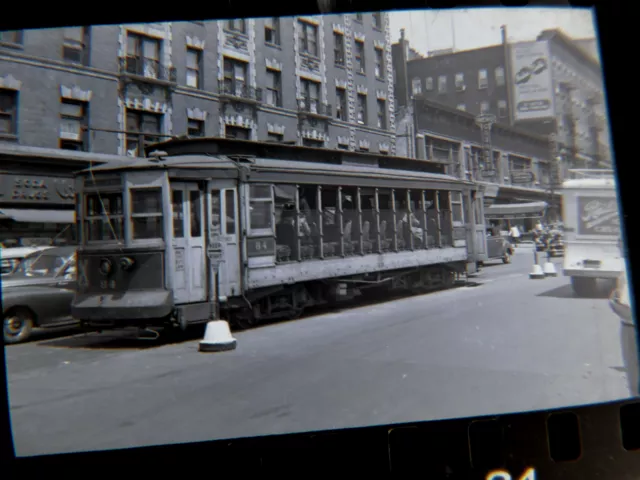 1950 TARS Subway Yonkers New York City NYC Trolley 35 mm Photo Negative Bronx