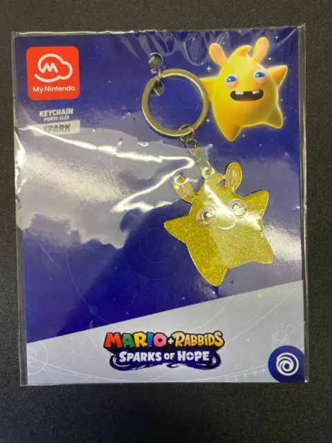 Mario + Rabbids Sparks of Hope Spark Keyring KEY RING ONLY no Nintendo switch