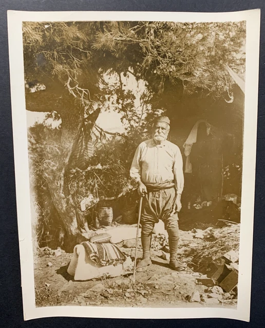 LIV16676  Photographie Photo d&#039;époque vintage Grèce forestier grec