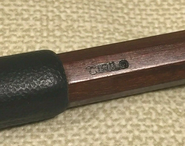 Cirilo Violin Bow Round Shaft Silver Colored Wrapping and Adjusting Screw
