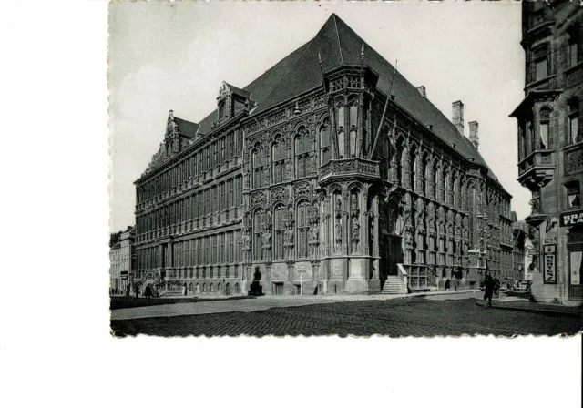 Erekaart  Belgique-Oudenaarde Middelbare Landbouwschool Gent Stadhuis 1954  -VM