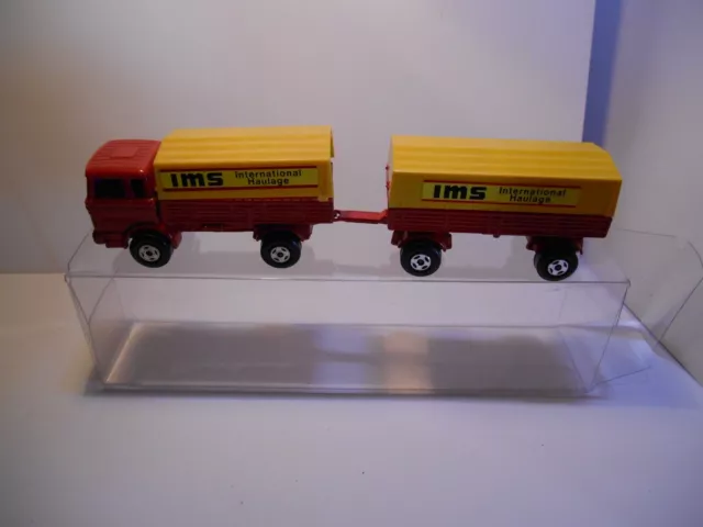 Matchbox Lesney Superfast - Mercedes Truck and Trailer.