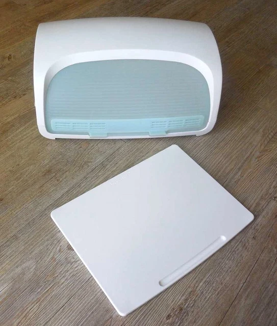 Tupperware - Boîte boulangère / huche à pain / boîte à pain + planche à