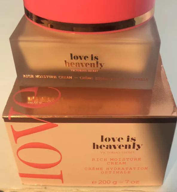 Victoria's Secret~”Love is Heavenly”~Rich Moisture Cream~7 oz~New~FAST FREE SH.