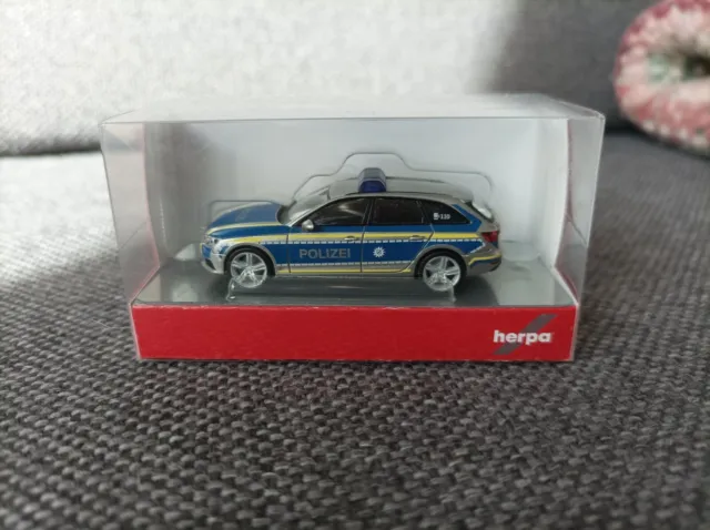 Herpa H0 1:87 in OVP - 095501 Audi A4 Avant "Polizei Ingolstadt"