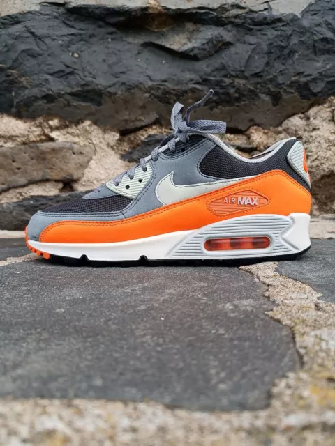 Nike Air Max 90 Essential Cool Grey Total Orange - 537384-038 - 40 EU