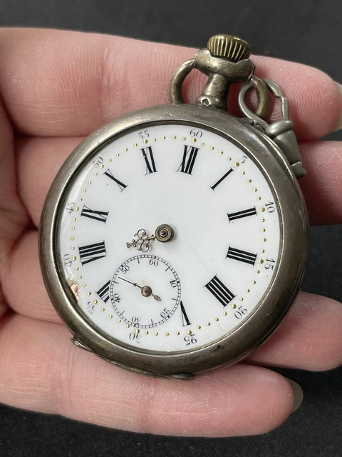 MONTRE A GOUSSET ancienne Argent Massif EUR 33,00 PicClick FR