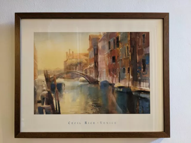 Painting of Venice - by Cecil Rice - Framed