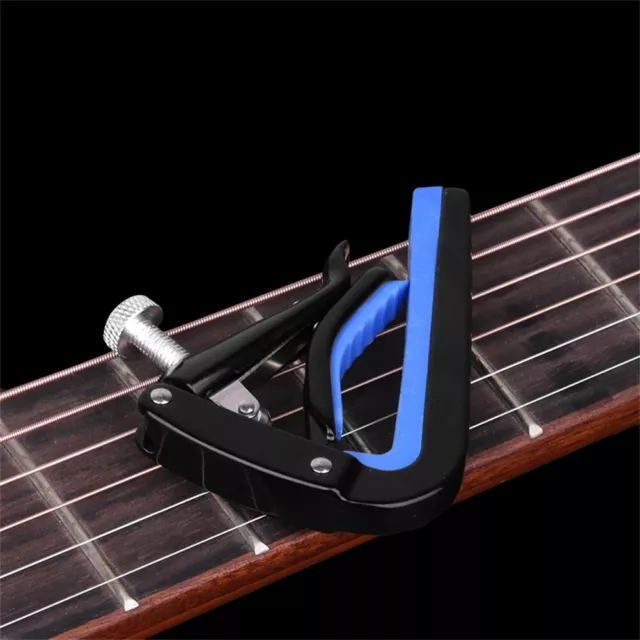 Effortless Operation Metal Guitar Capo Clip for Acoustic and Electric Guitars