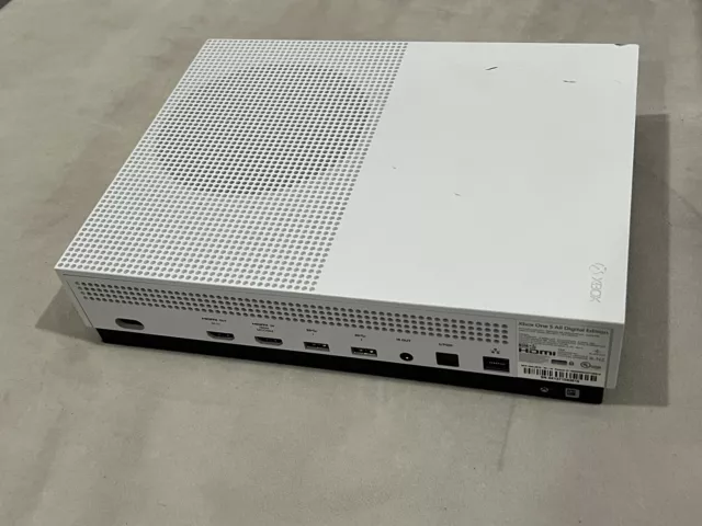 Microsoft Xbox One S All Digital Edition 1TB Gaming Console White TESTED